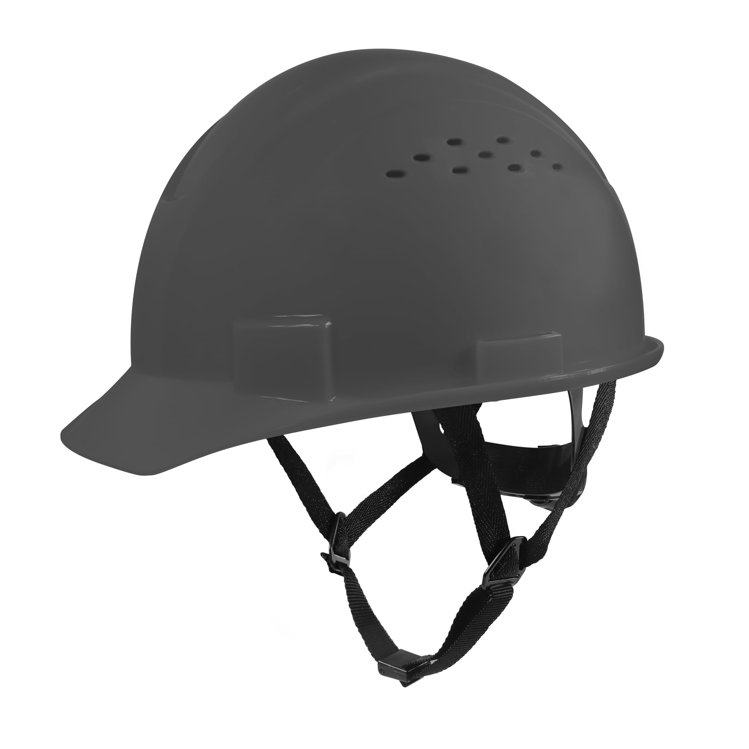 GE Cap Style Safety Hard Hat - 4-Point Ratchet Suspension, Earmuff